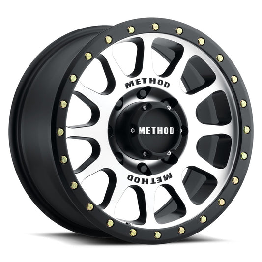 Method MR305 NV R17 6x139.7 Machined/Black Street Loc