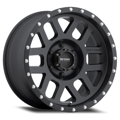 Method MR306 Mesh , 17x8.5, 6x5.5, Matte Black