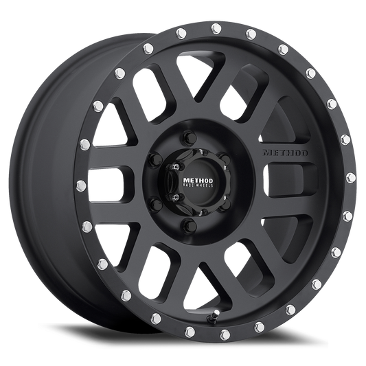 Method MR306 Mesh , 17x8.5, 6x5.5, Matte Black
