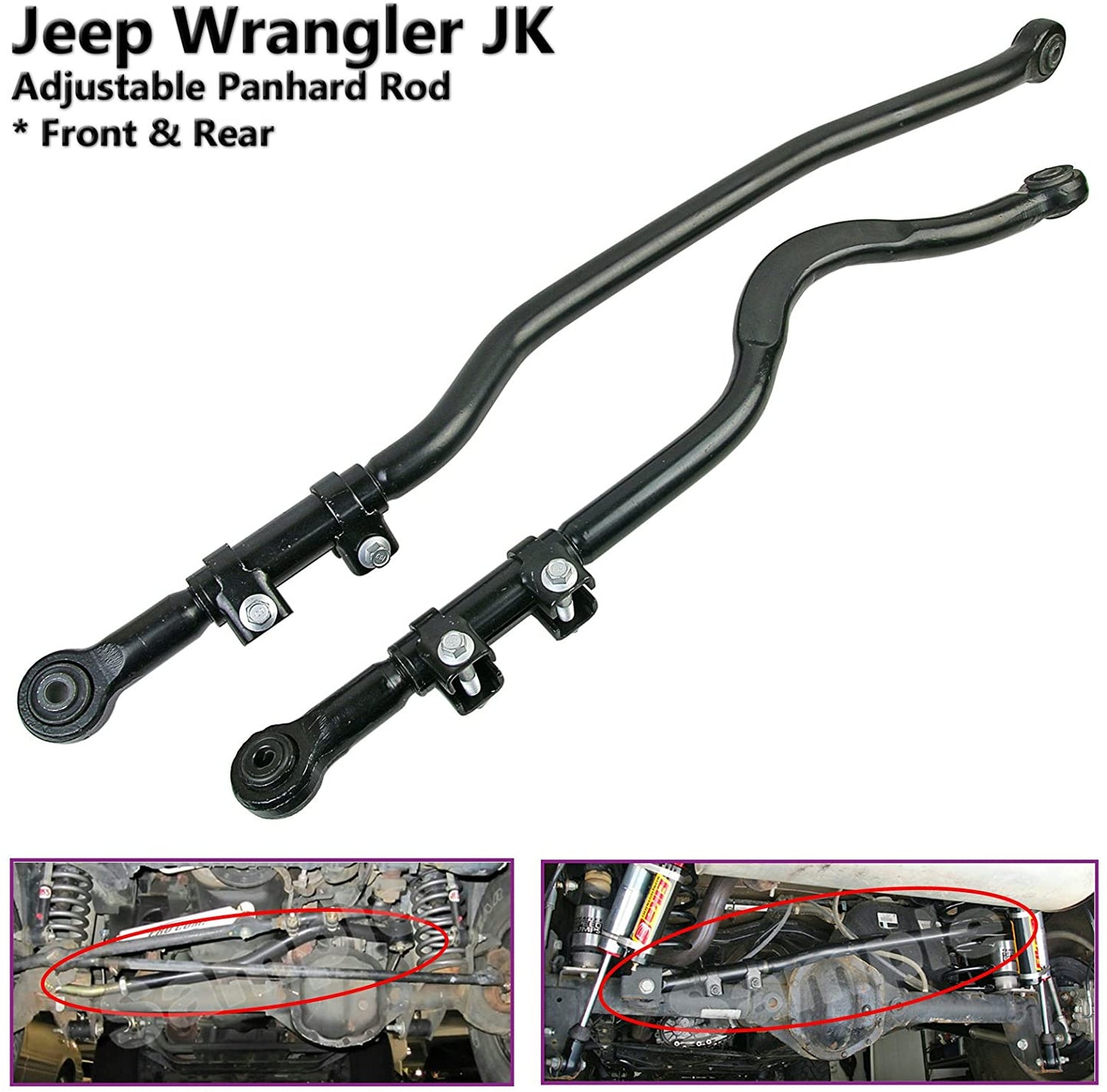 Panhard Rod Jeep Wrangler JK FRONT & REAR