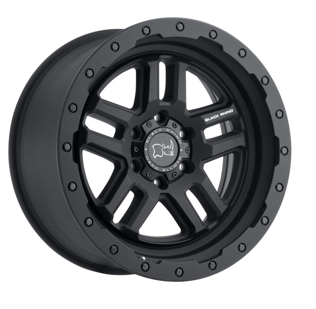 Black Rhino Barstow 17X8.0 5X120 Matte Black