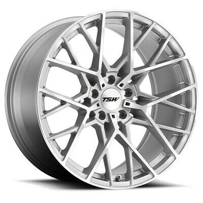 TSW Sebring 18x9.5 5x114.3SILVER W/ MIRROR CUT FACE TSW