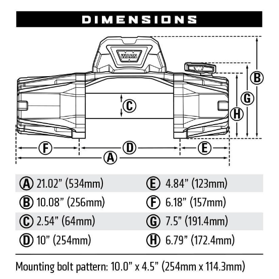 Winche VR EVO 10 WARN