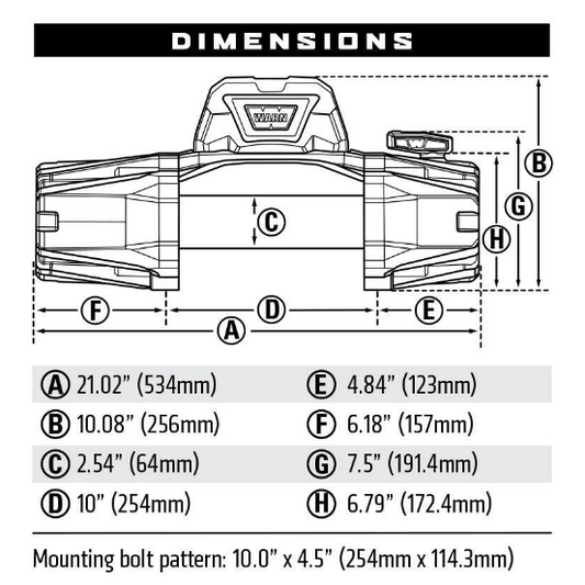 Winche VR EVO 10 WARN