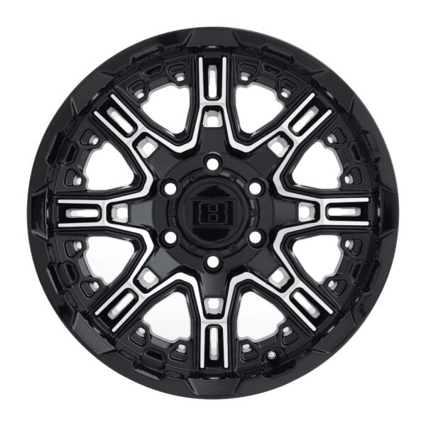 Level 8 Slingshot Gloss Black W/Machined Face Big X Factor