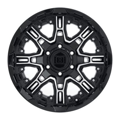 Level 8 Slingshot Gloss Black W/Machined Face Big X Factor