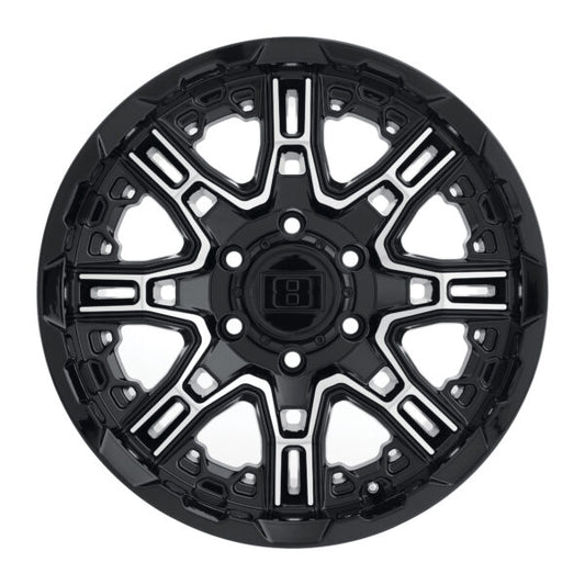 Level 8 Slingshot Gloss Black W/Machined Face Big X Factor